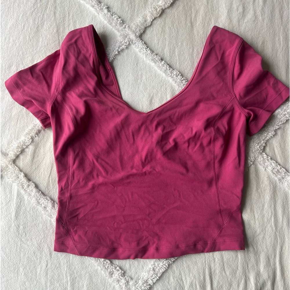 pink lululemon shirt